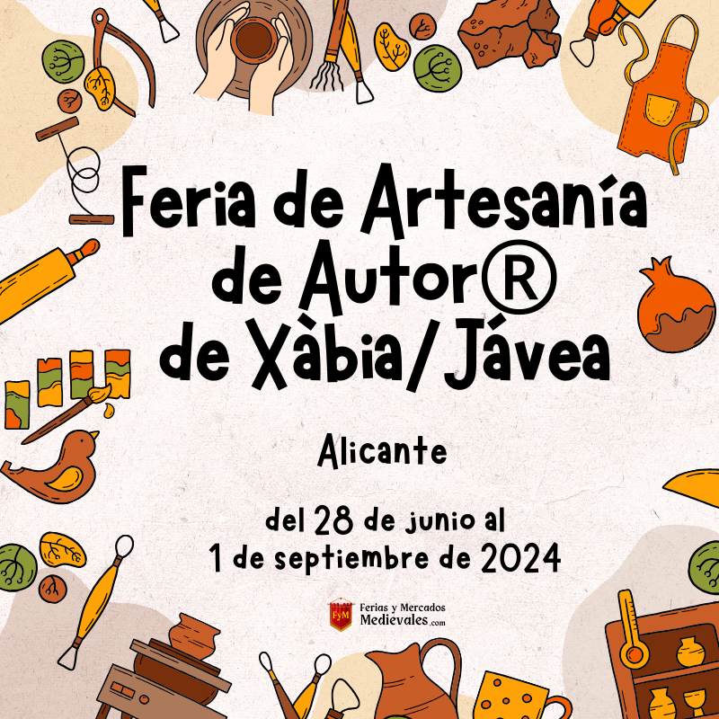 Feria de Artesanía de Autor® de Xàbia/Jávea (Alicante) 2024