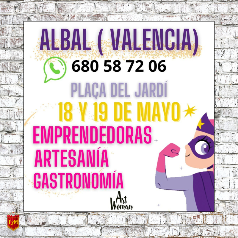 Feria de la Mujer Artesana y Gastronómica de Albal (Valencia) 2024