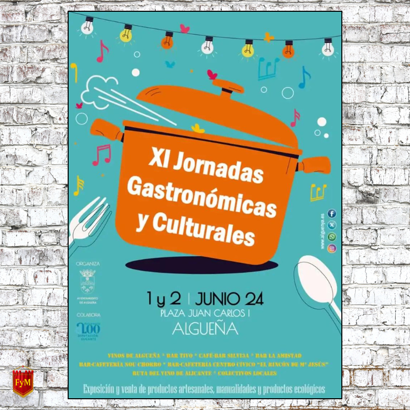 XI Jornadas Gastronómicas y Culturales de Algueña (Alicante) 2024
