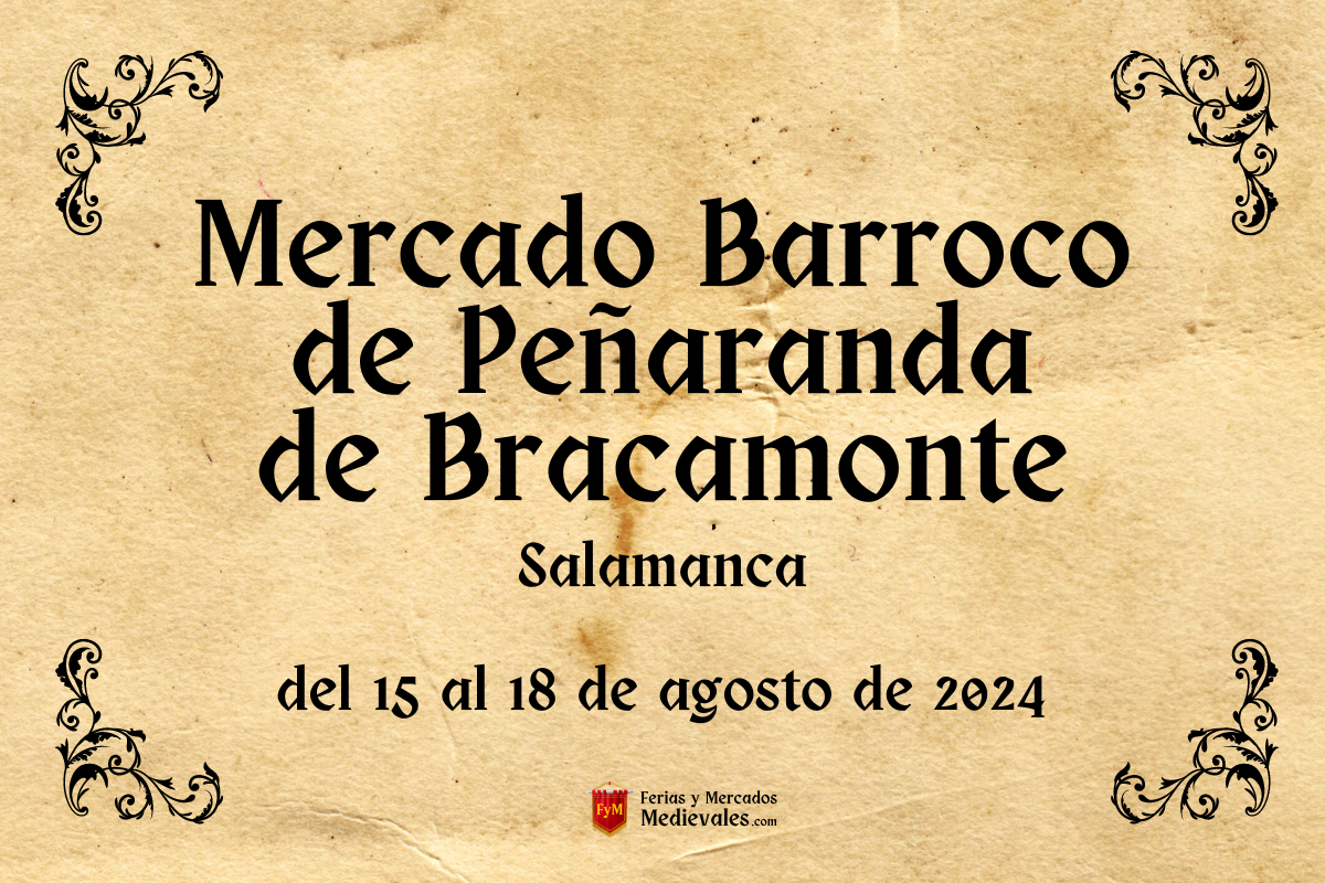 Mercado Barroco de Peñaranda de Bracamonte (Salamanca) 2024