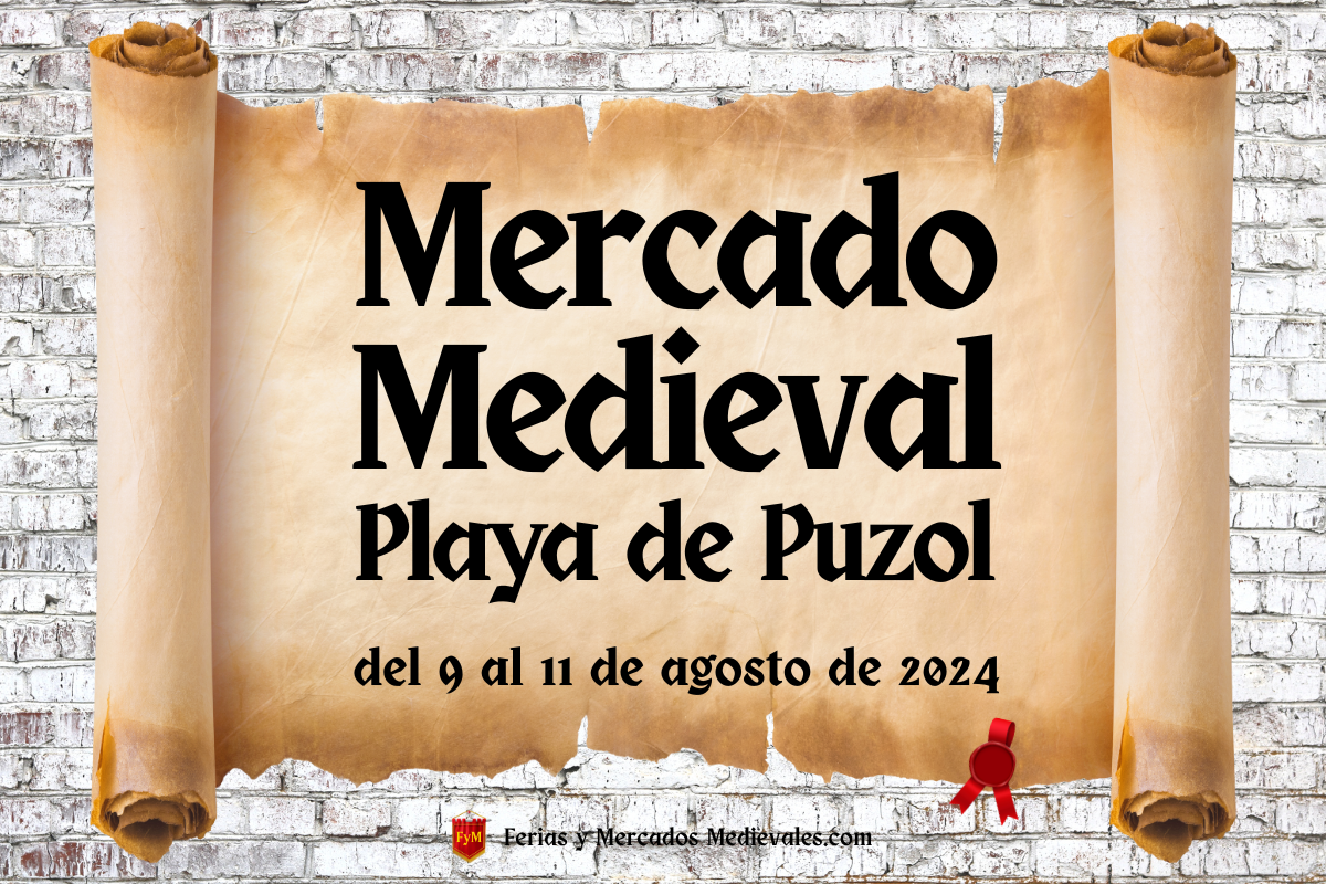 Mercado Medieval en la Playa de Puzol (Valencia) 2024
