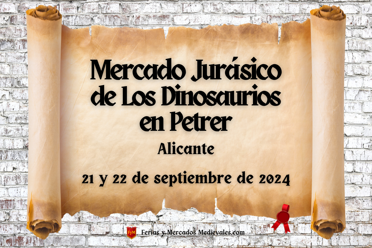 Mercado de los Dinosaurios en Petrer (Alicante) 2024