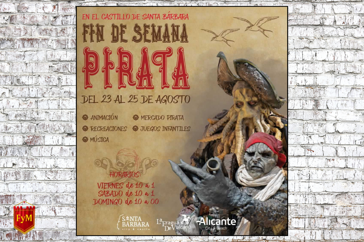 Mercado Pirata en el Castillo de Santa Bárbara (Alicante) 2024