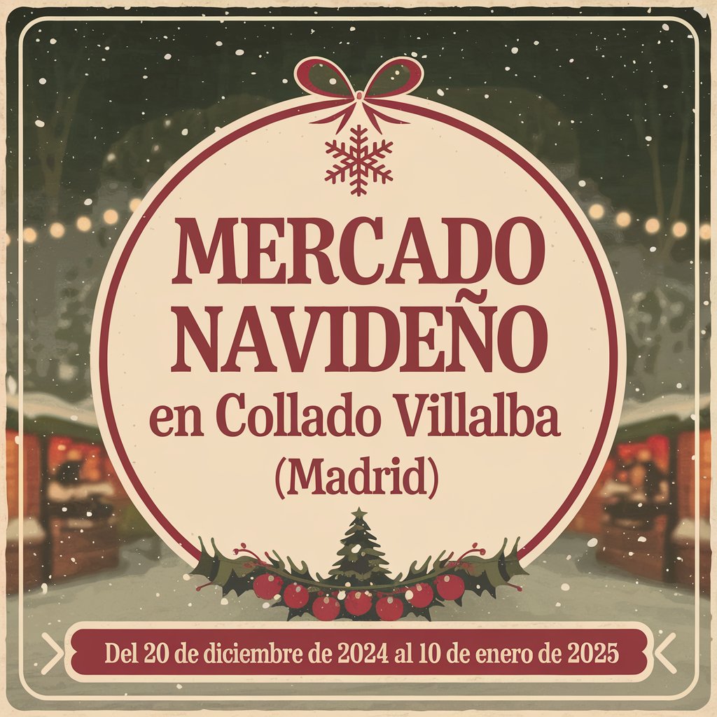 Mercado Navideño en Collado Villalba (Madrid) 2024