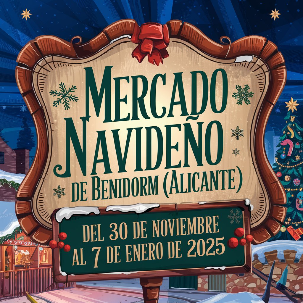 Mercado Navideño de Benidorm (Alicante) 2024