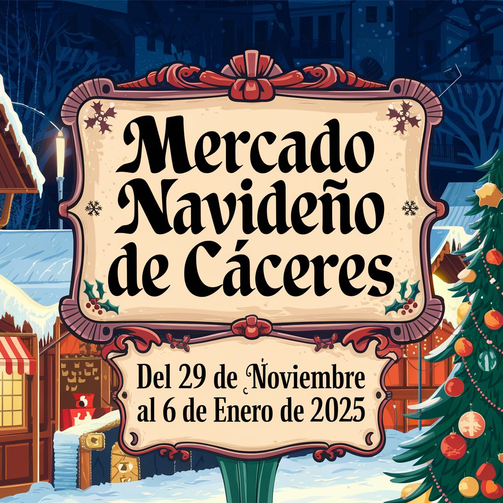 Mercado Navideño de Cáceres 2024