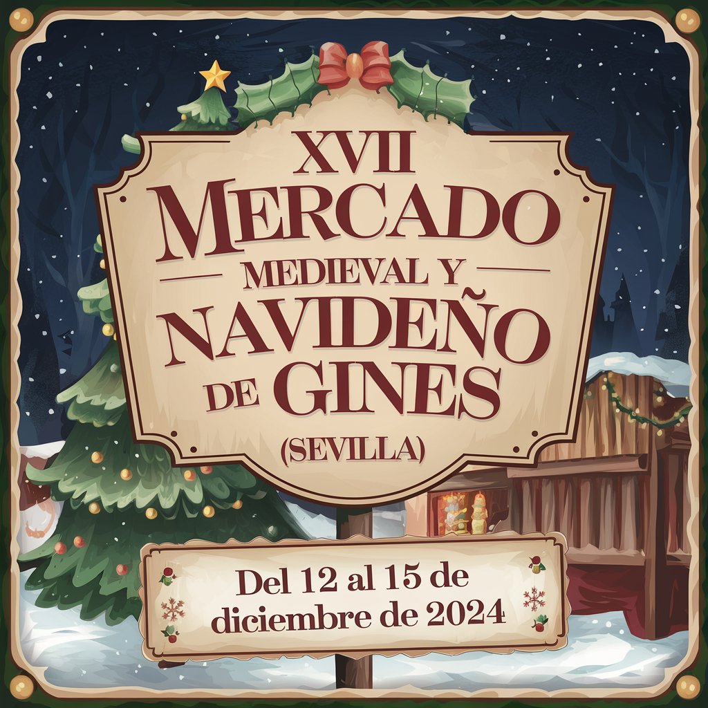 XVII Mercado Medieval y Navideño de Gines (Sevilla) 2024: