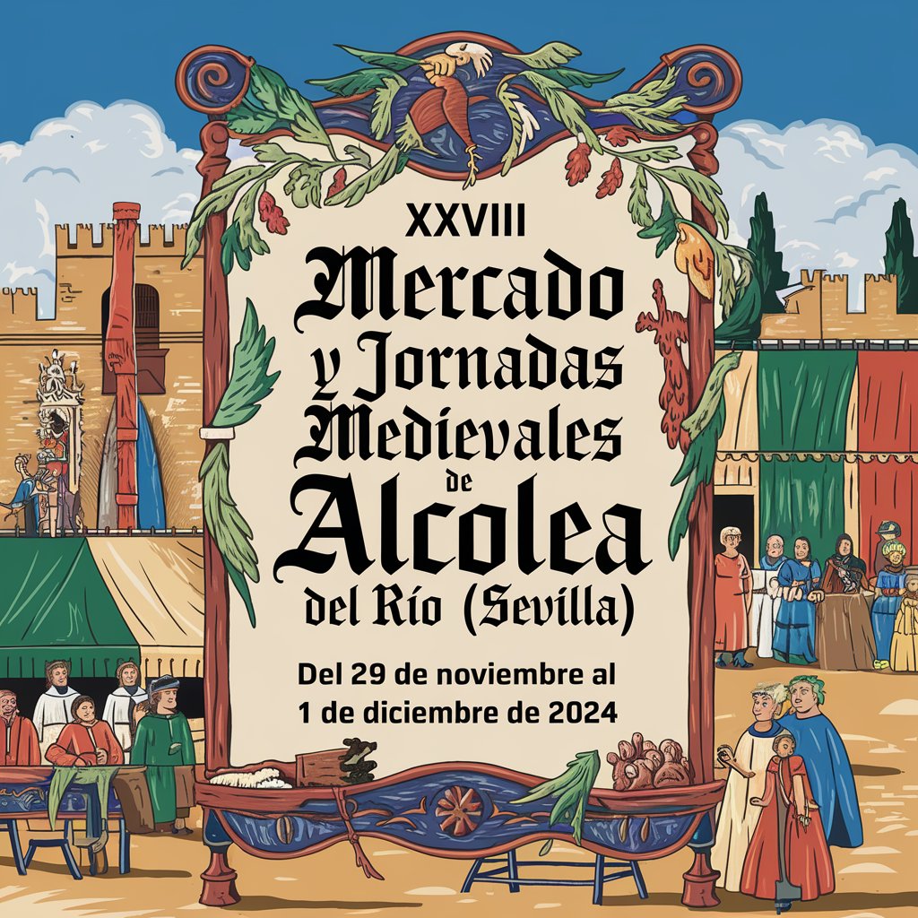 XVIII Mercado y Jornadas Medievales de Alcolea del Río (Sevilla)