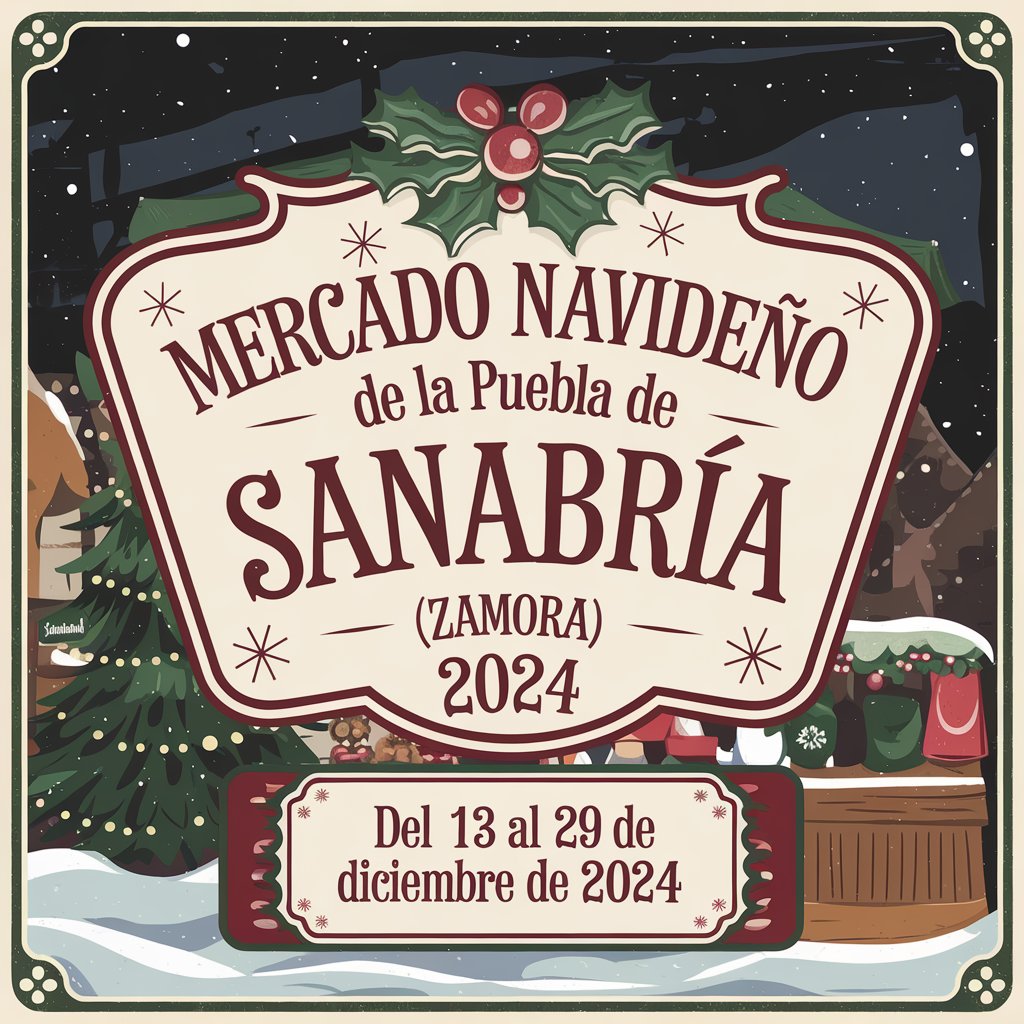 Mercado Navideño de Puebla de Sanabria (Zamora) 2024