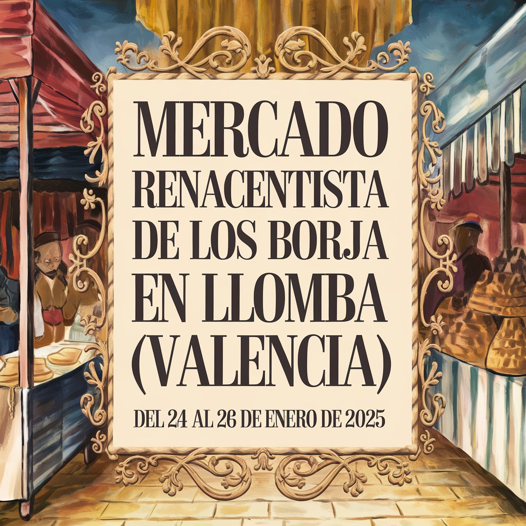 Mercado Renacentista de los Borja en Llombai (Valencia) 2025