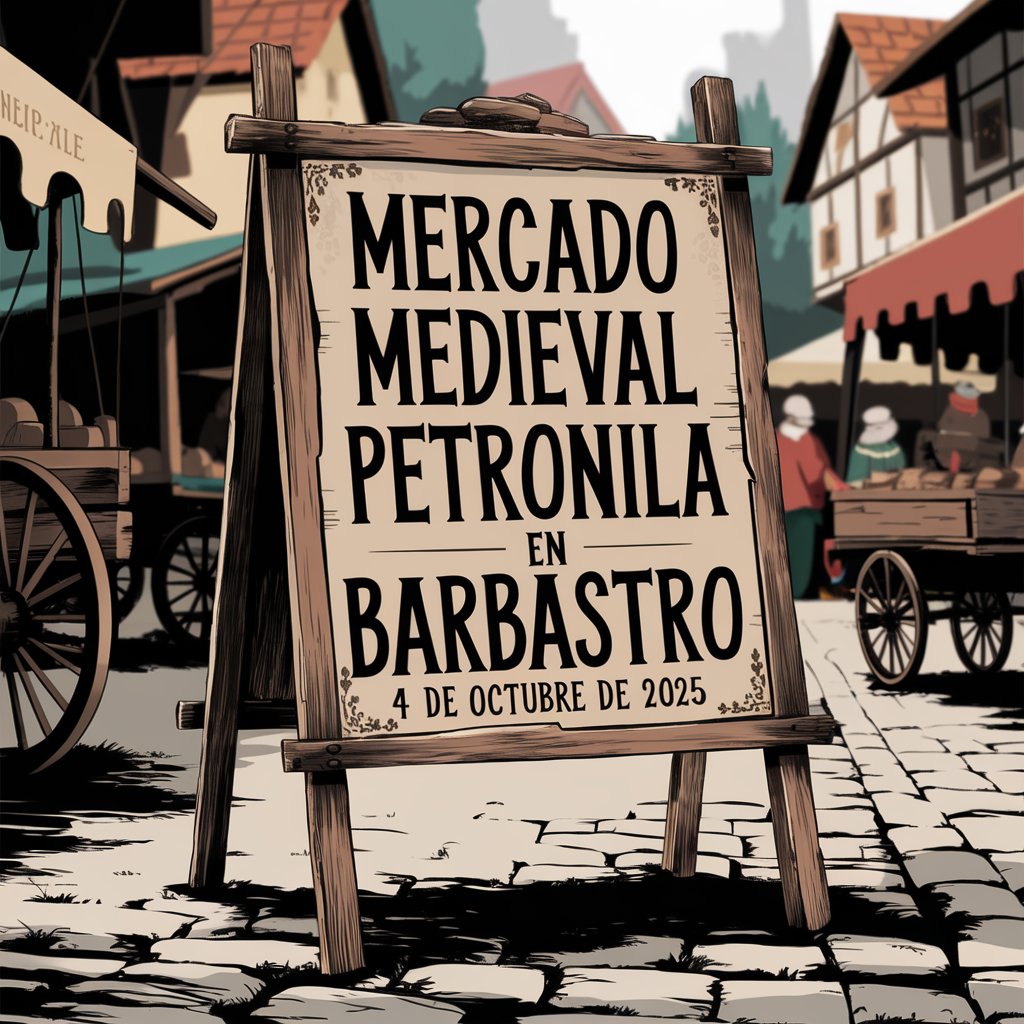 Mercado Medieval "Petronila de Aragón" en Barbastro (Huesca) 2025