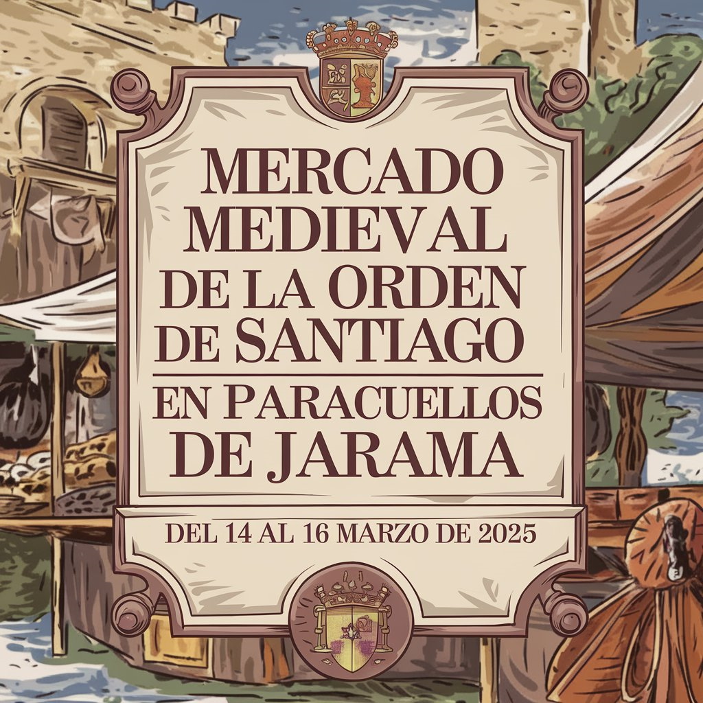 Mercado Medieval de la Orden de Santiago en Paracuellos de Jarama (Madrid) 2025